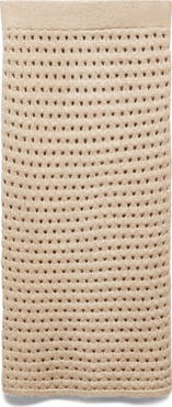 MANGO Open Stitch Knit Midi Skirt