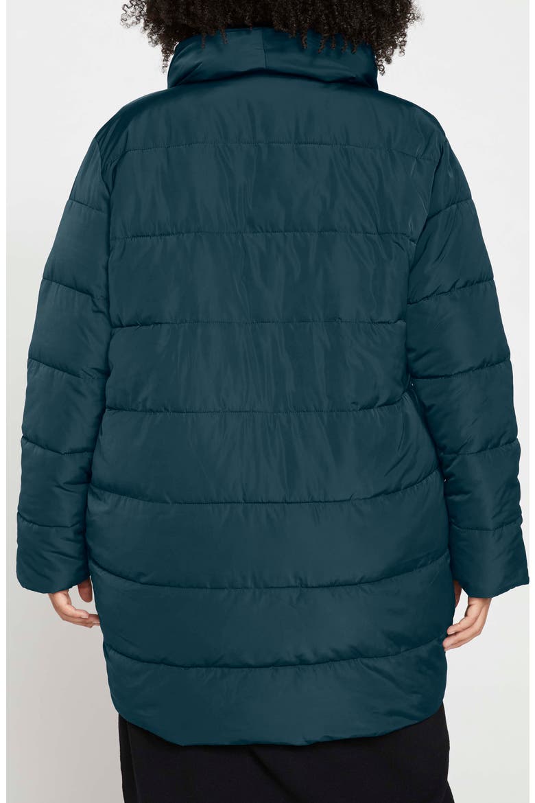 Kanda 2 Wrap Puffer Coat, Alternate, color, DEEP SEA