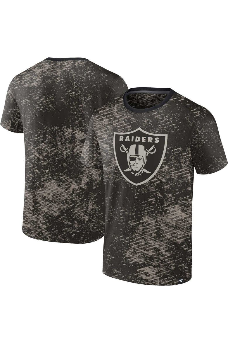 Men's Fanatics Branded Black Las Vegas Raiders Shadow T-Shirt, Main, color, Black