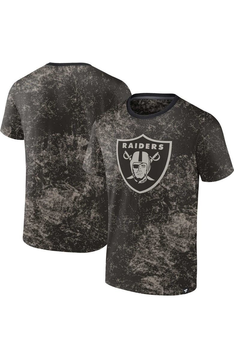 FANATICS Men's Fanatics Branded Black Las Vegas Raiders Shadow T-Shirt, Main, color, Black