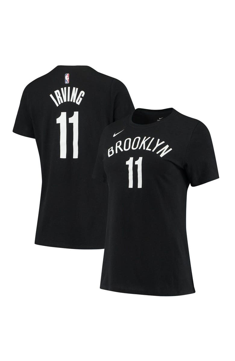 Nike Women's Nike Kyrie Irving Black Brooklyn Nets Name & Number Performance T-Shirt, Alternate, color,