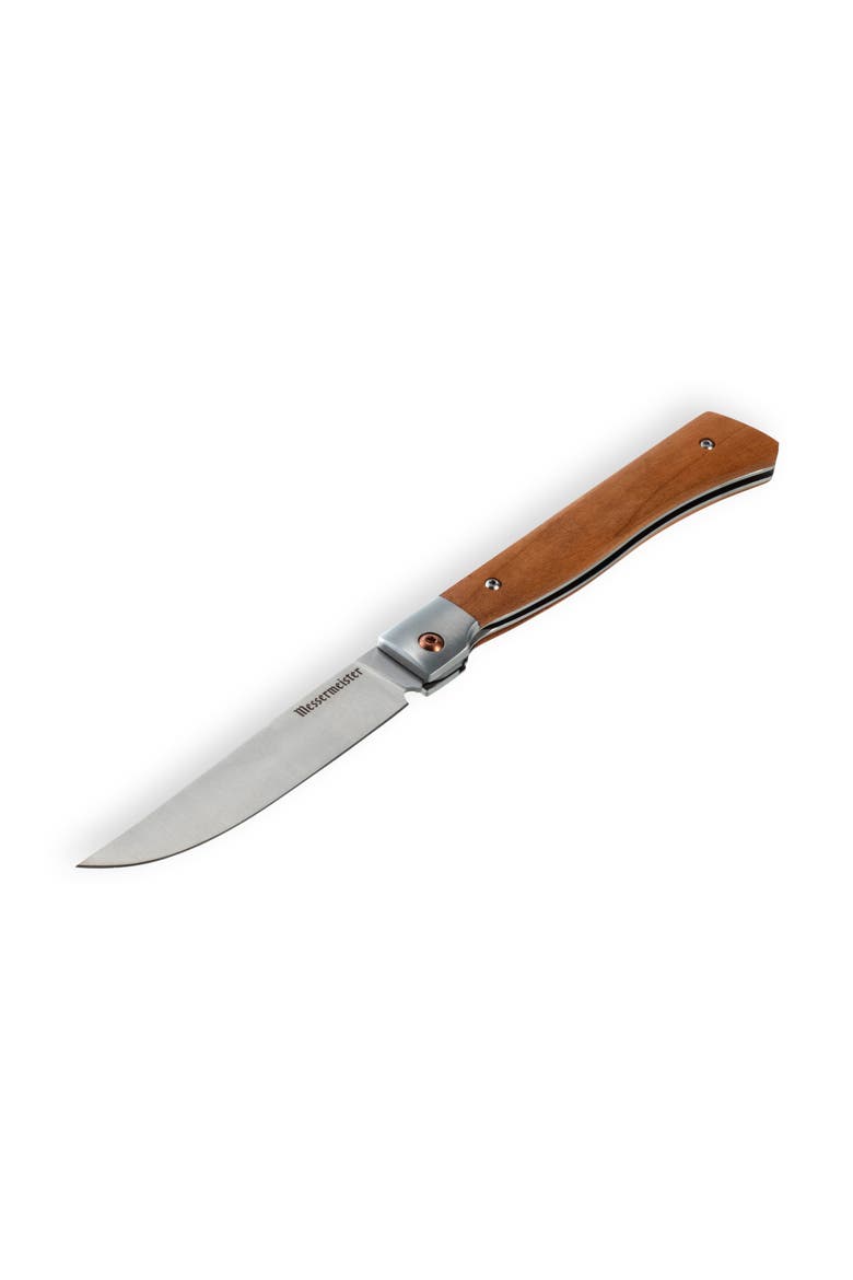 Folding Steak Knife 4 inches, Alternate, color, Maple