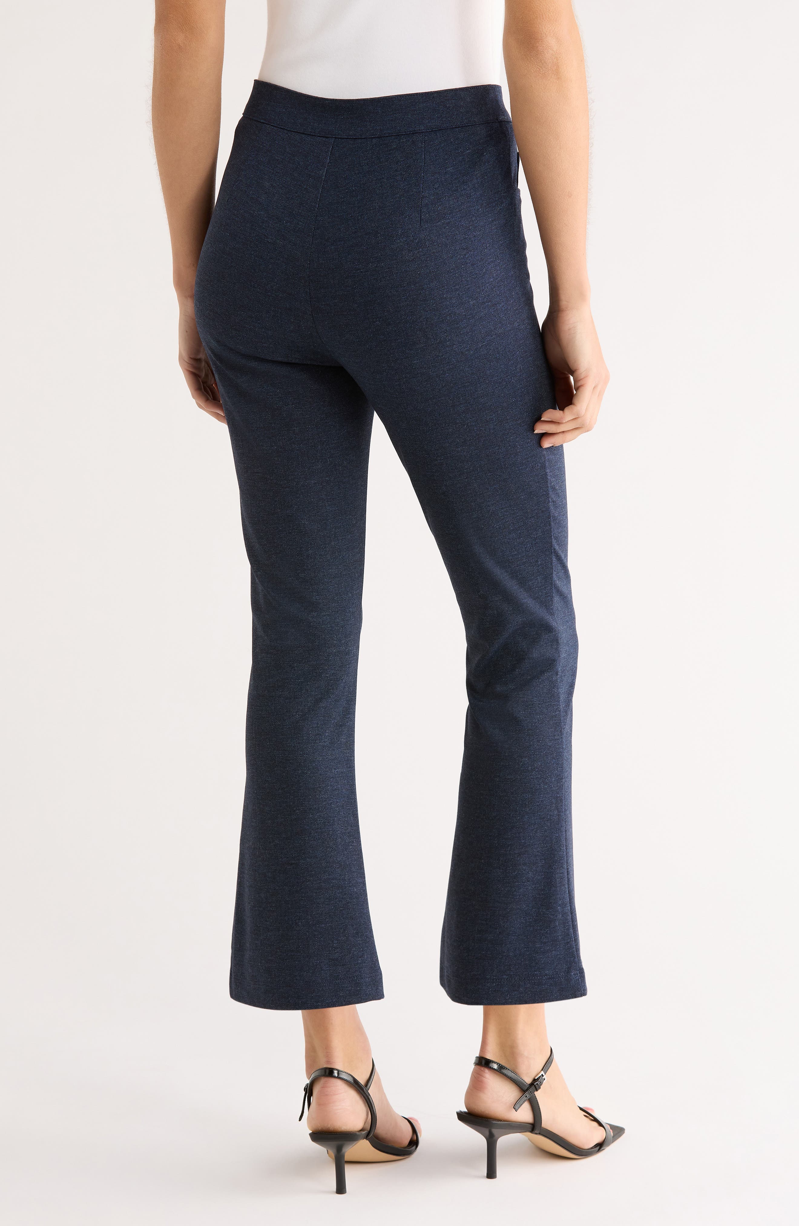 Seamed Crop Flare Pants - image 2