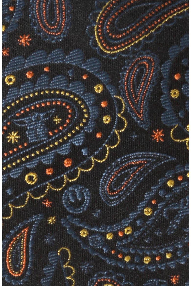 Star Wars™ Mandalorian Black Paisley Silk Tie, Alternate, color, MULTI
