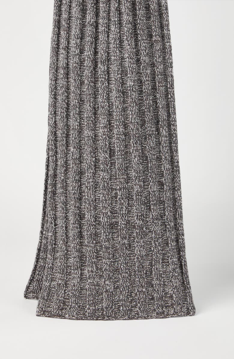 Brunello Cucinelli Cashmere knit scarf, Alternate, color, Coffee