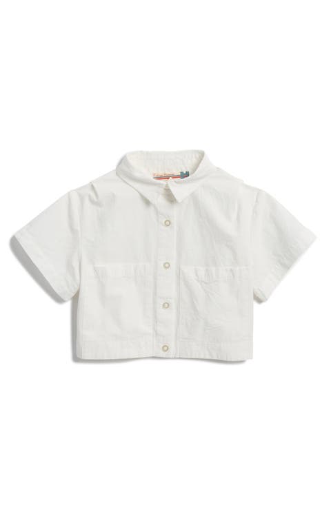 KIDS BUTTON FRONT FLARED TOP GONE COAST