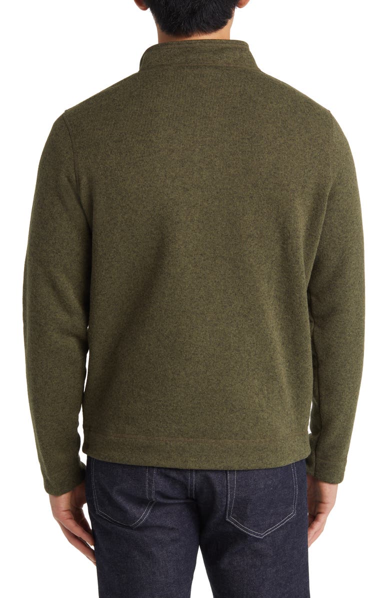 Peter Millar Crown Sweater Fleece Quarter Zip Pullover, Alternate, color, Juniper
