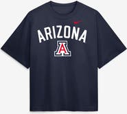 Nike Women's Nike  Navy Arizona Wildcats Arch Logo Boxy T-Shirt