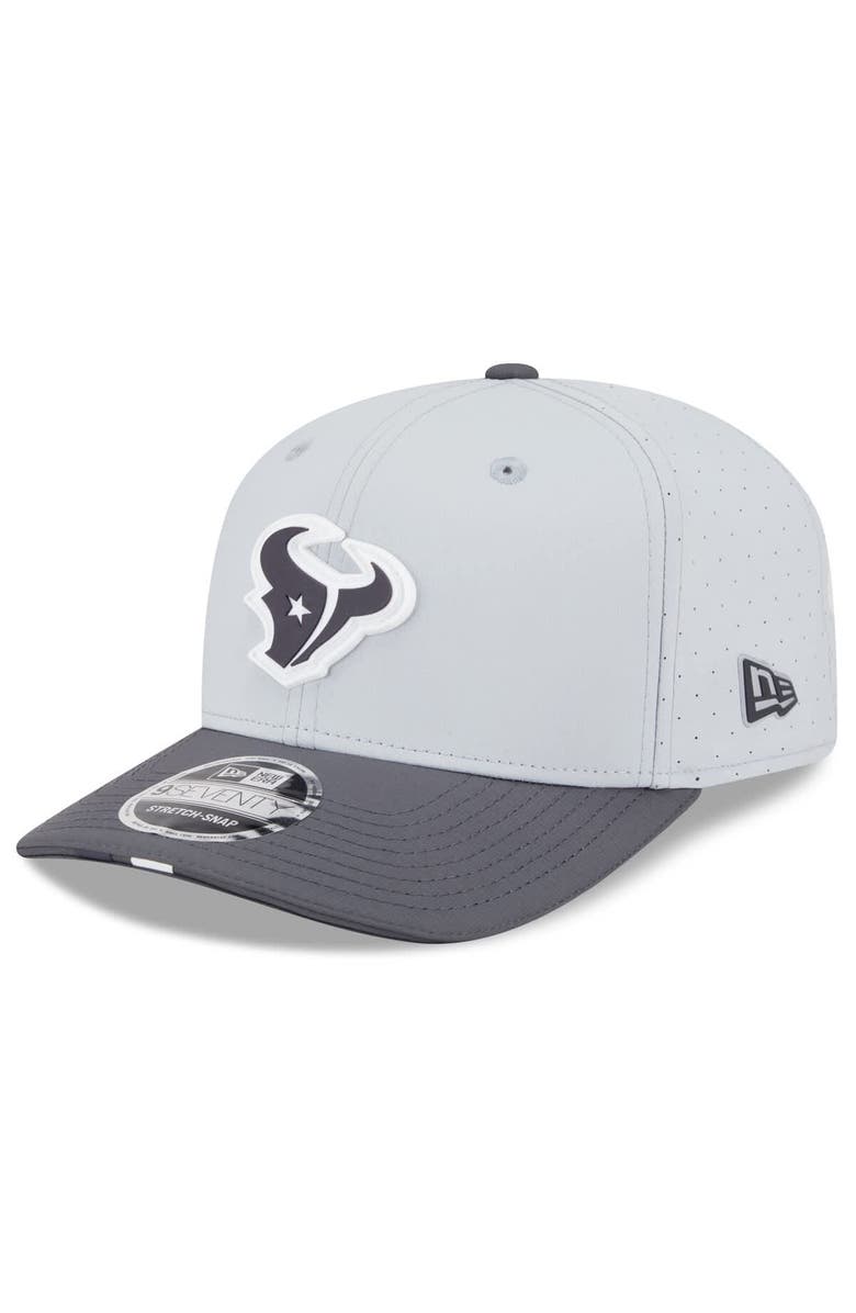 New Era Men's New Era  Gray/Graphite Houston Texans 2025 NFL Training Camp 9SEVENTY Adjustable Hat, Main, color, Gray