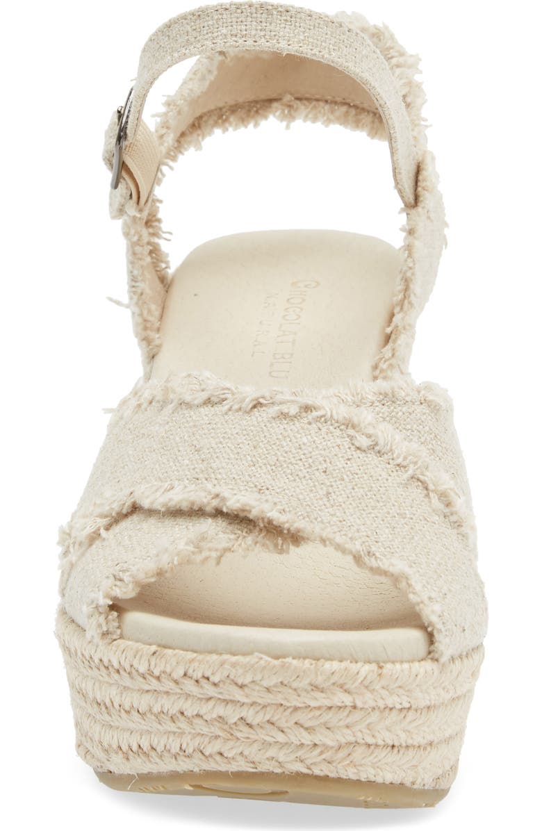 Chocolat Blu Wedge Espadrille Sandal, Alternate, color,