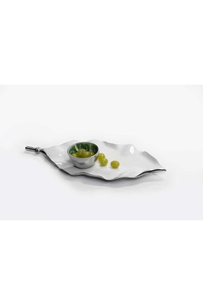 Verdura Platter, Alternate, color, White