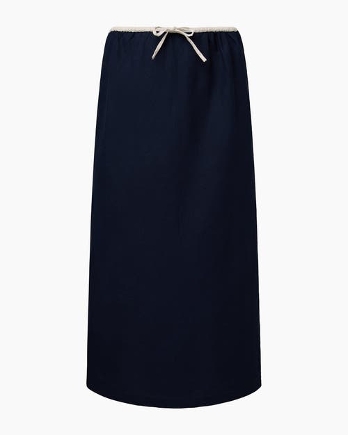 ONIA ONIA AIR LINEN MIDI SKIRT 