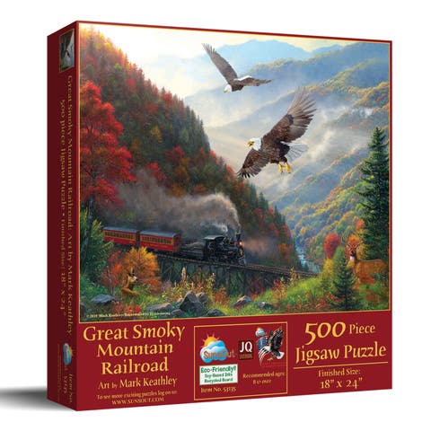 Great Smoky Mountain Railroad 500 piece Jigsaw Puzzle for Adults