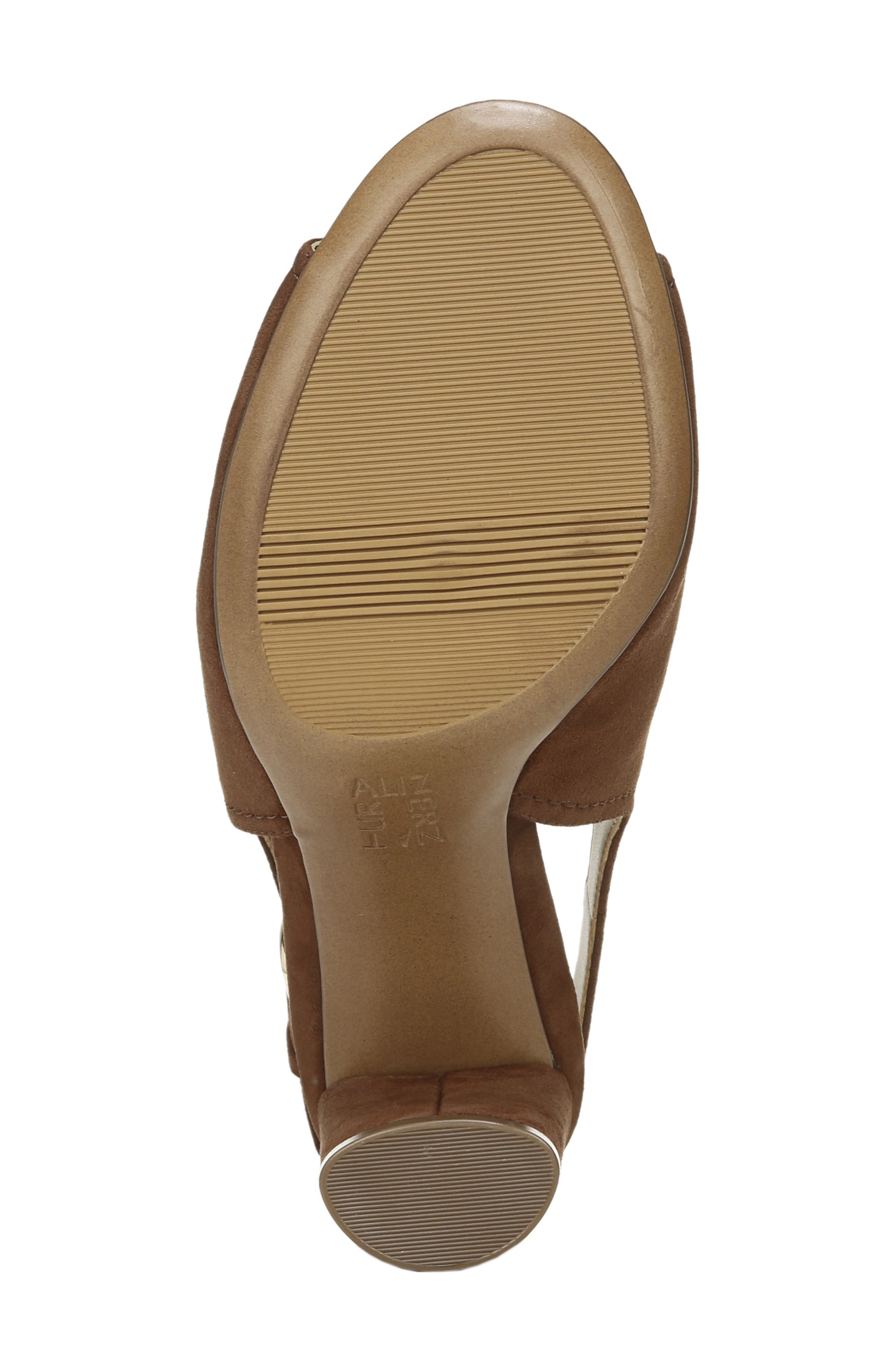 Raquel Slingback Sandal, Alternate, color, LODGE BROWN SUEDE