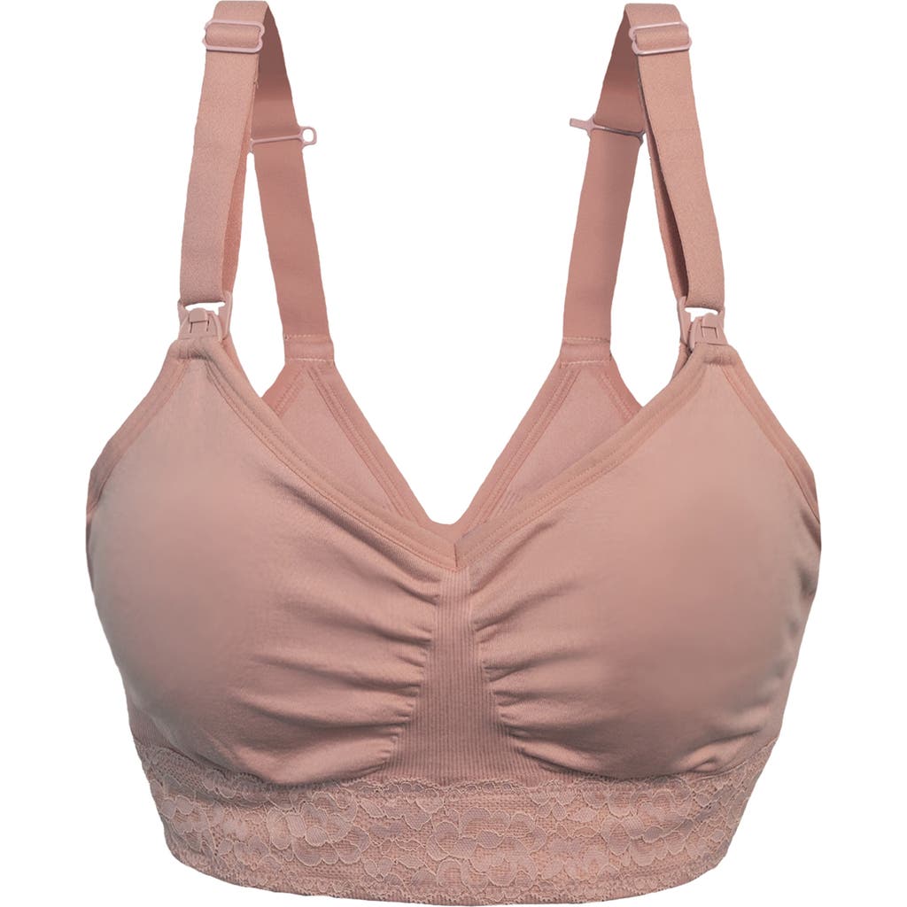 Blush + Bashful Blush Maternity & Nursing Bra In Petal