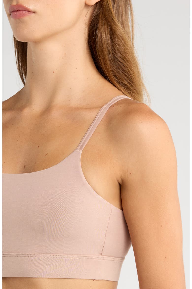 Luxe Icon Stretch Modal Adjustable Bralette, Alternate, color, CHAI