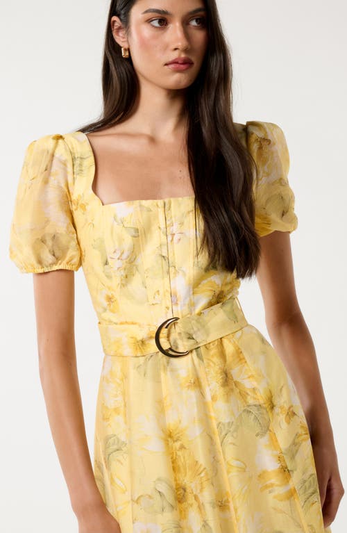 EVER NEW EVER NEW MARIGOLD BELTED MAXI DRESS