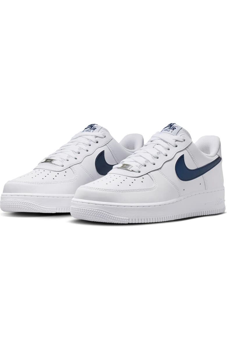Nike Men's Nike White USMNT Air Force 1 '07 LV8 Shoes, Alternate, color, White