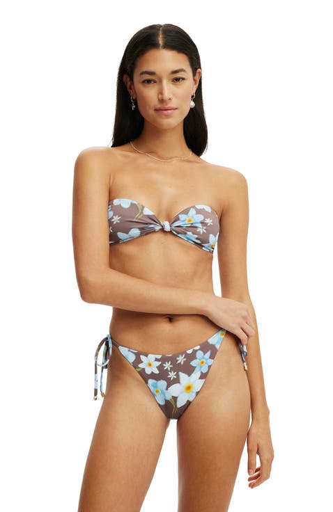 Women's Knot Micro Bandeau Bikini Top