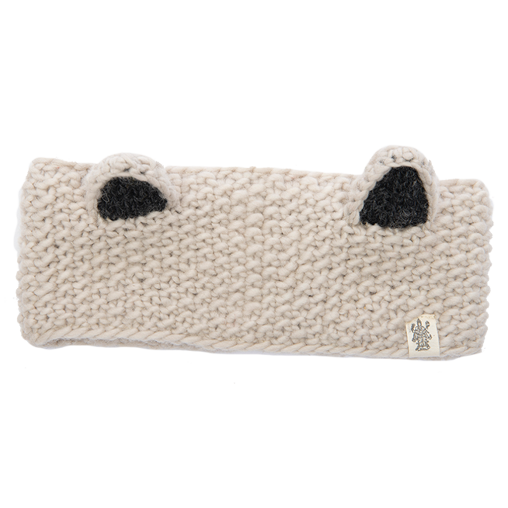 Nirvana Designs Ears Headband In Linen