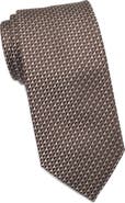 Nordstrom Langley Geometric Pattern Silk Jacquard Tie