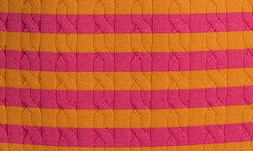 Polo Ralph Lauren Stripe Jacquard One-piece Swimsuit In Multi