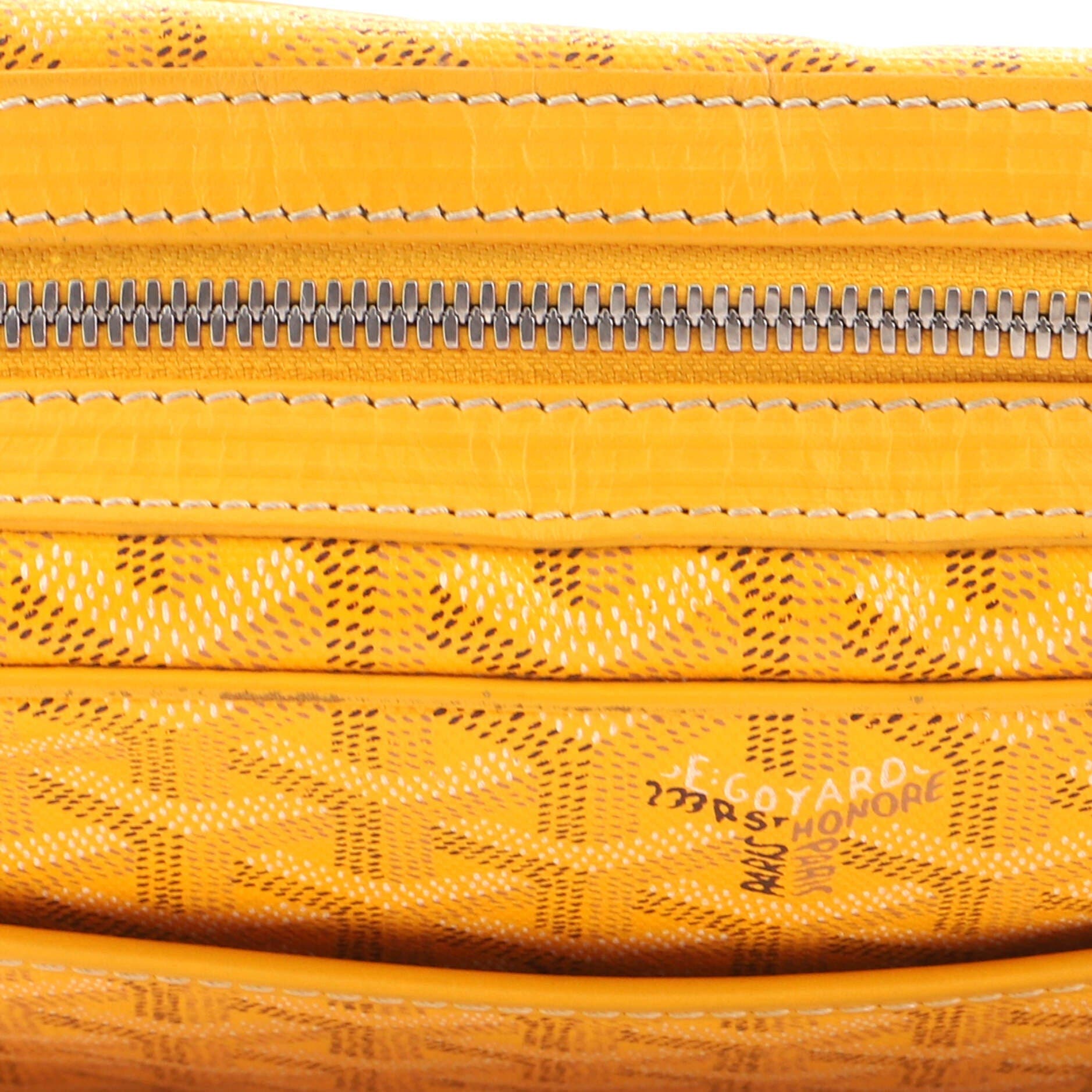Cap Vert Bag Coated Canvas, Alternate, color, Yellow