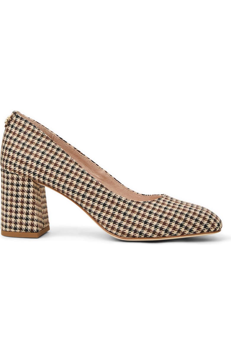 Jack Rogers Lenora Houndstooth Pump, Alternate, color, Brown Multi