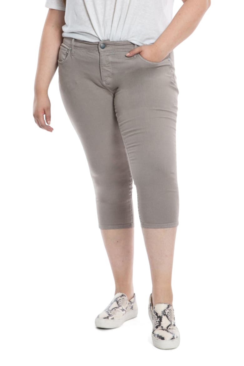 High Waist Capri Jeans, Main, color, ULTIMATE GREY