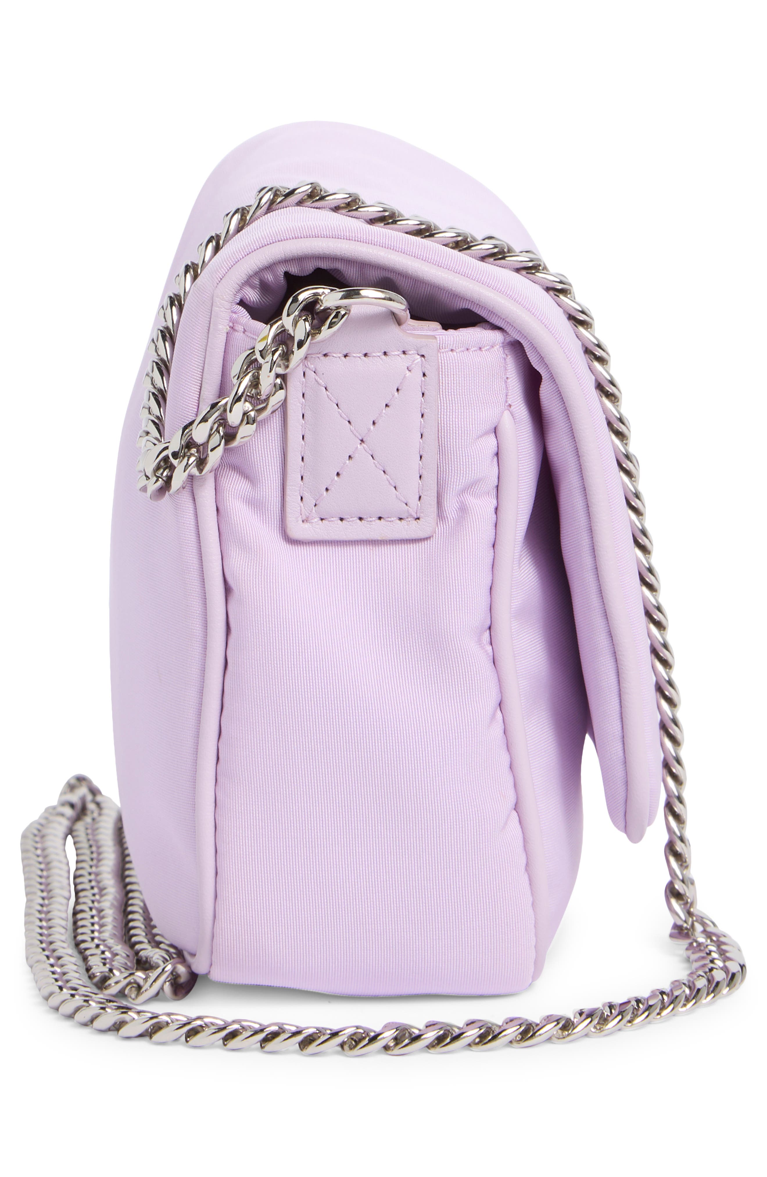 McQueen Mini Skull Shoulder Bag, Alternate, color, Lavender