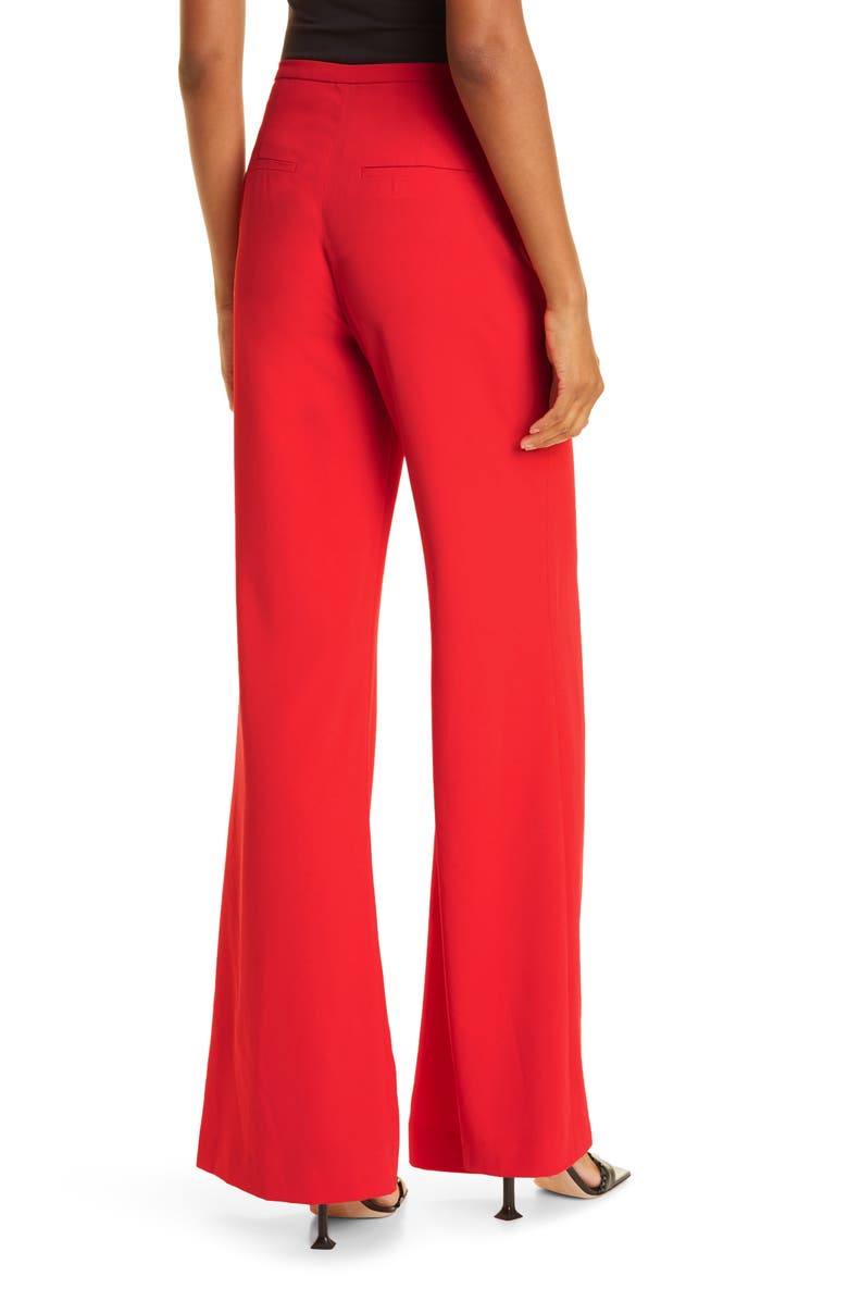 Alice + Olivia Dylan High Waist Wide Leg Pants, Alternate, color,