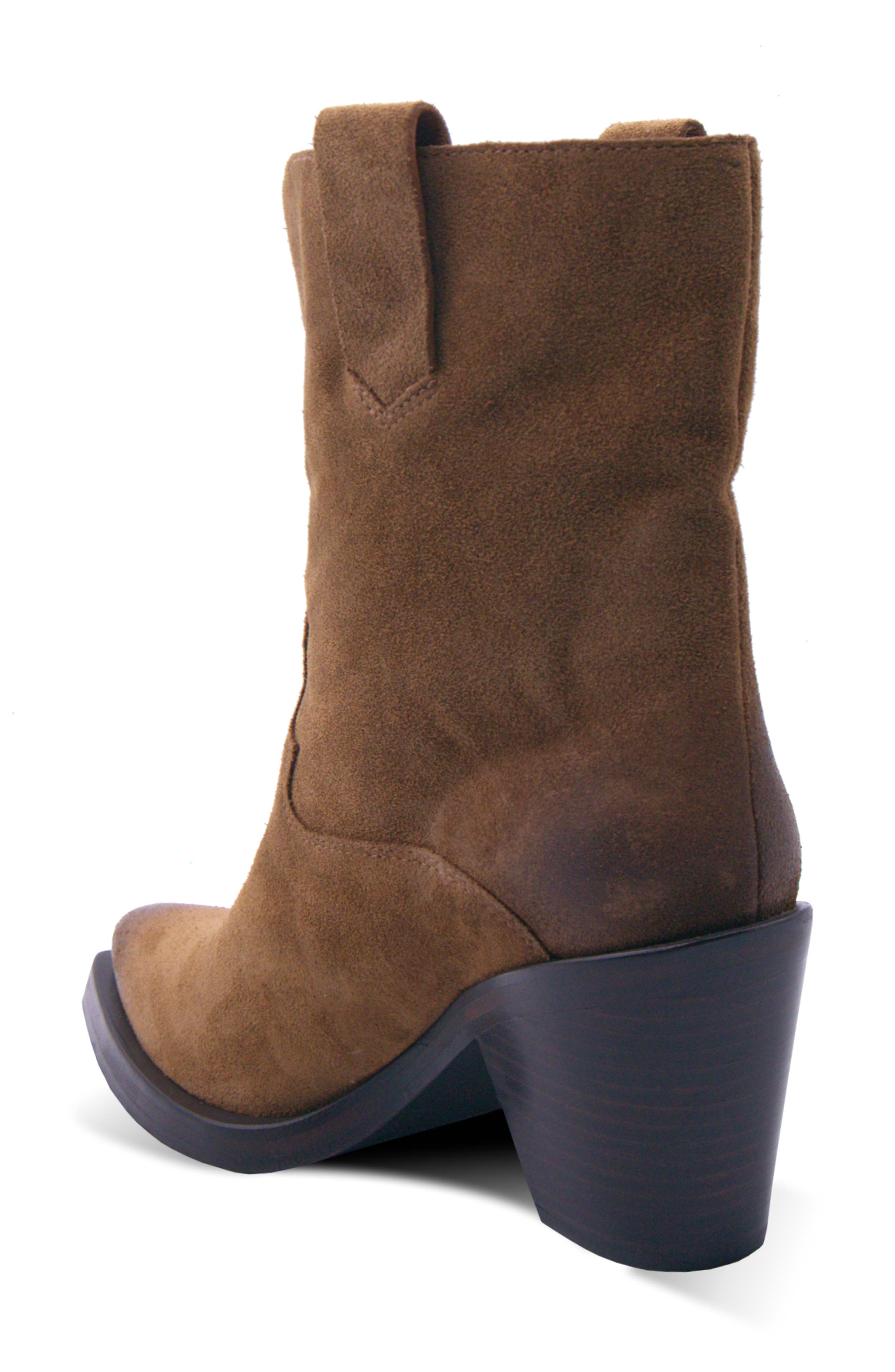 Jester Western Bootie, Alternate, color, CHESTNUT