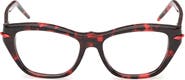 Christian Louboutin 52mm Butterfly Optical Glasses