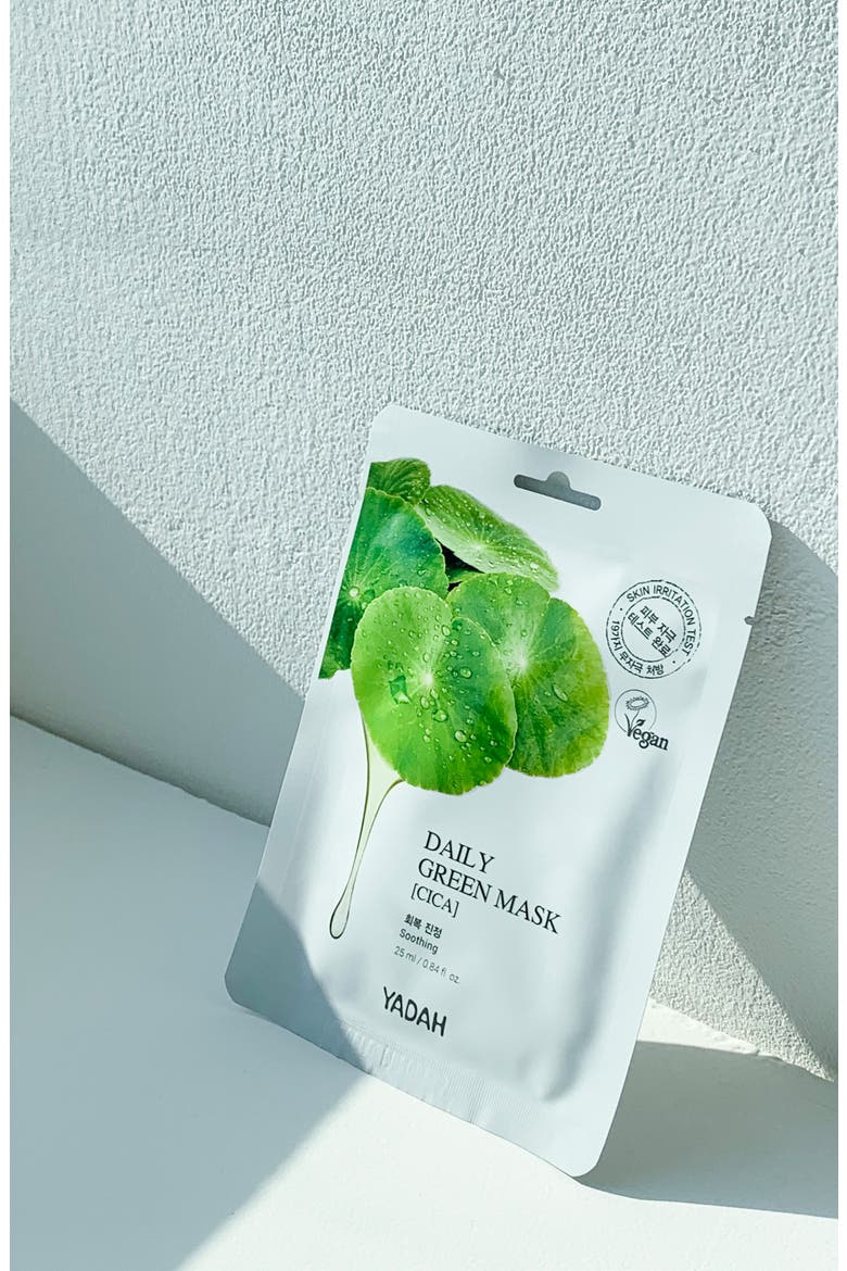 Daily Green Cica Sheet Mask, Alternate, color, NO COLOR
