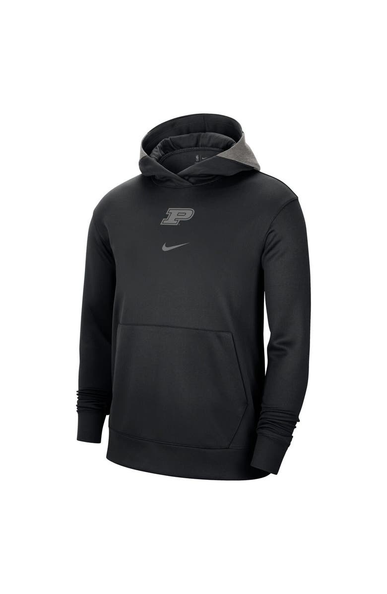 Nike Men's Nike Black Purdue Boilermakers Team Basketball Spotlight Performance Pullover Hoodie, Alternate, color,