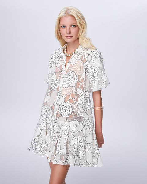 Ourania Puff Sleeve Shirtdress