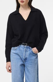 French Connection Sloane Johnny Collar Pullover