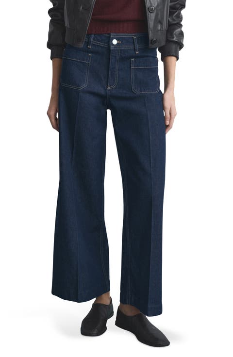 Wide Leg Jeans (Open Blue)