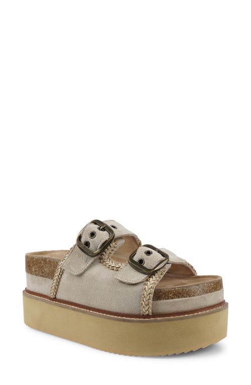 Zigi Platform Sandal In Gray