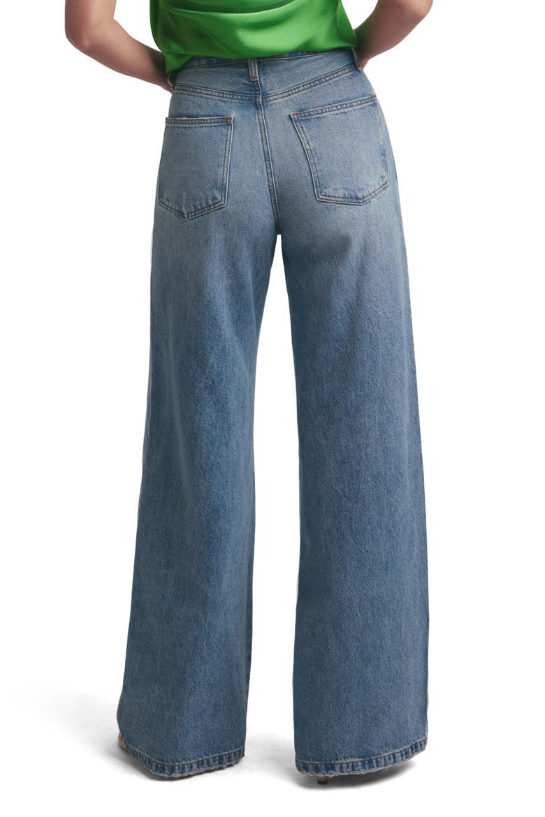 The Masha High Waist Wide Leg Jeans, Alternate, color, MARGATE