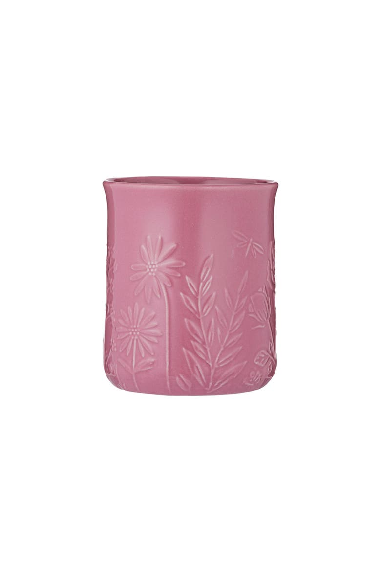 In The Meadow Utensil Crock, 6" x 5", Main, color, Pink