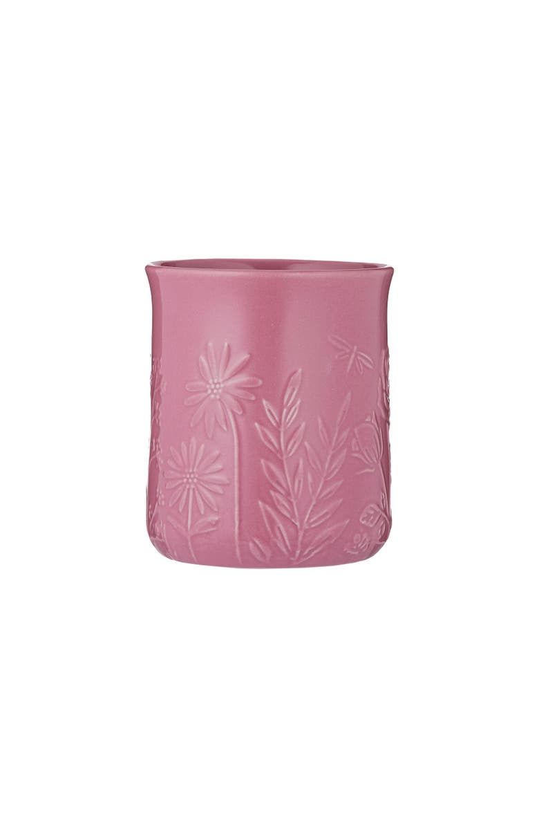 MASON CASH In The Meadow Utensil Crock, 6" x 5", Main, color, Pink