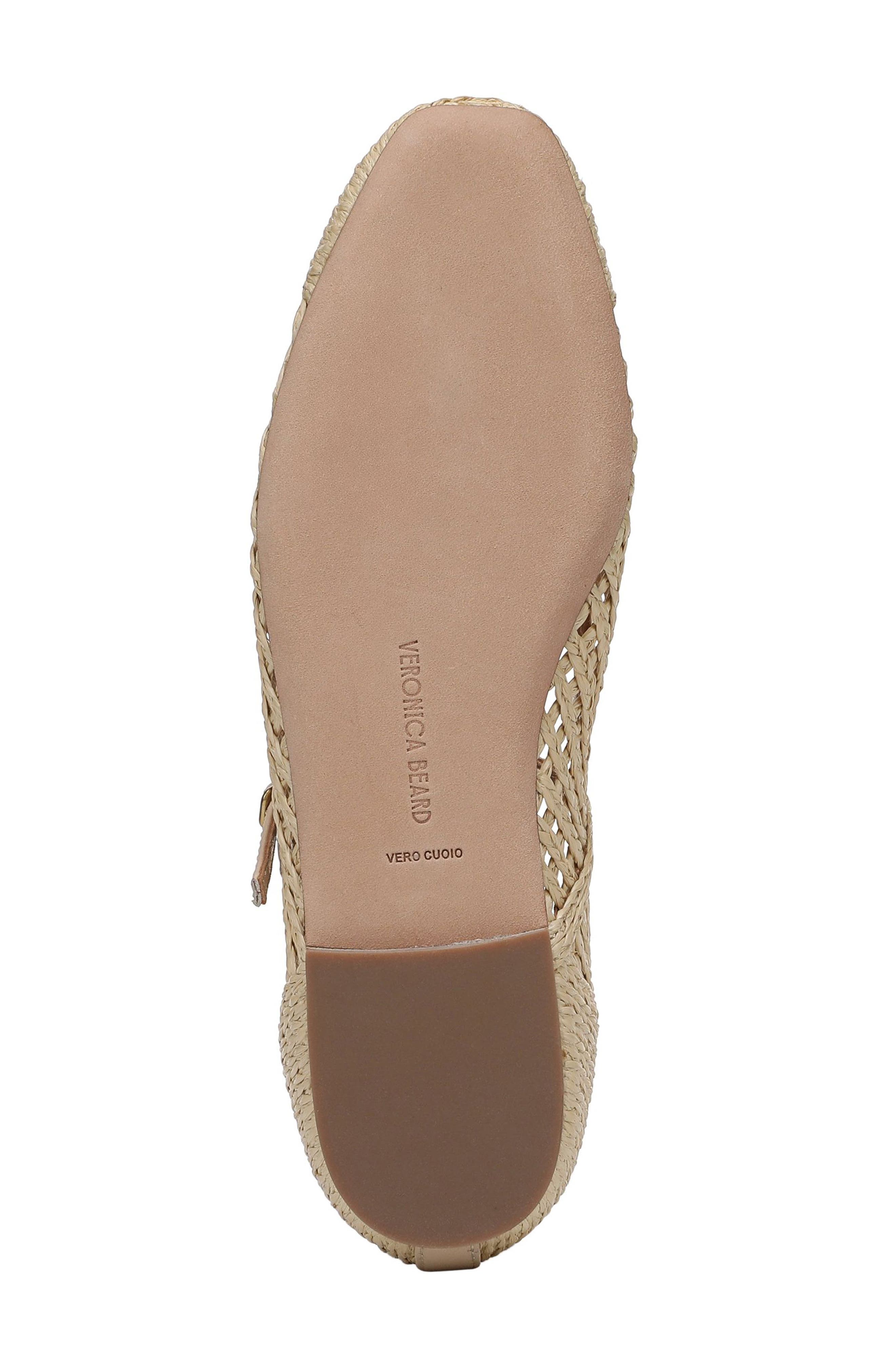 Ellie Raffia Mary Jane Flat, Alternate, color, NATURAL