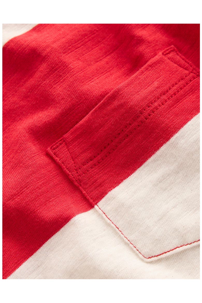 Kids' Everyday Long Sleeve Striped T-Shirt, Alternate, color, MERIDA RED / IVORY