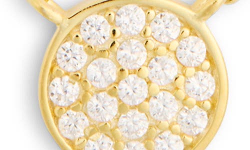 Argento Vivo Pavé Flat Link Necklace In Gold