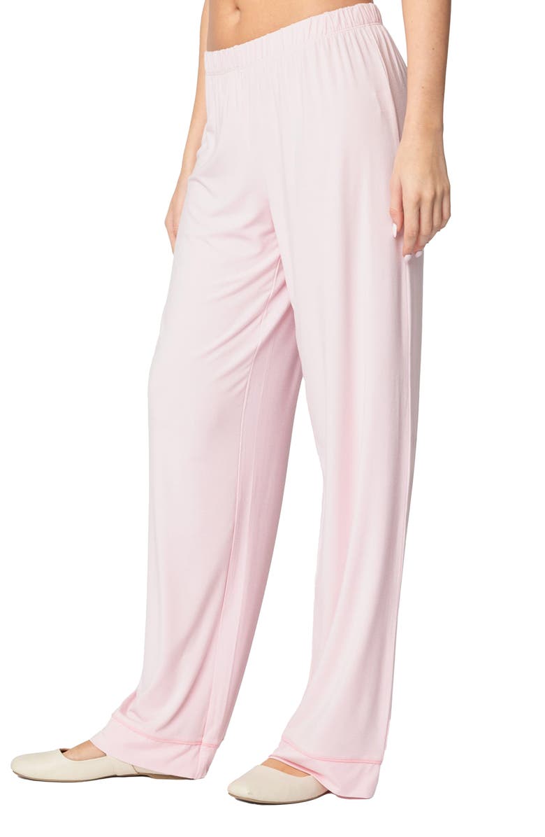 EDIKTED Jeanette Lounge Pants, Main, color, Light-Pink