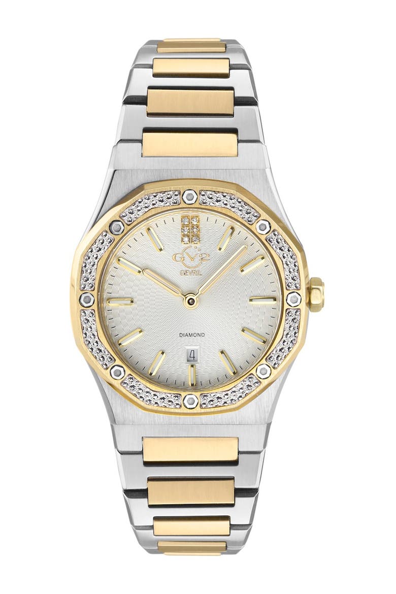 Palmanova Diamond Bracelet Watch, 33mm, Main, color, TWO TONE