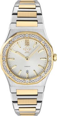 GV2 Palmanova Diamond Bracelet Watch, 33mm