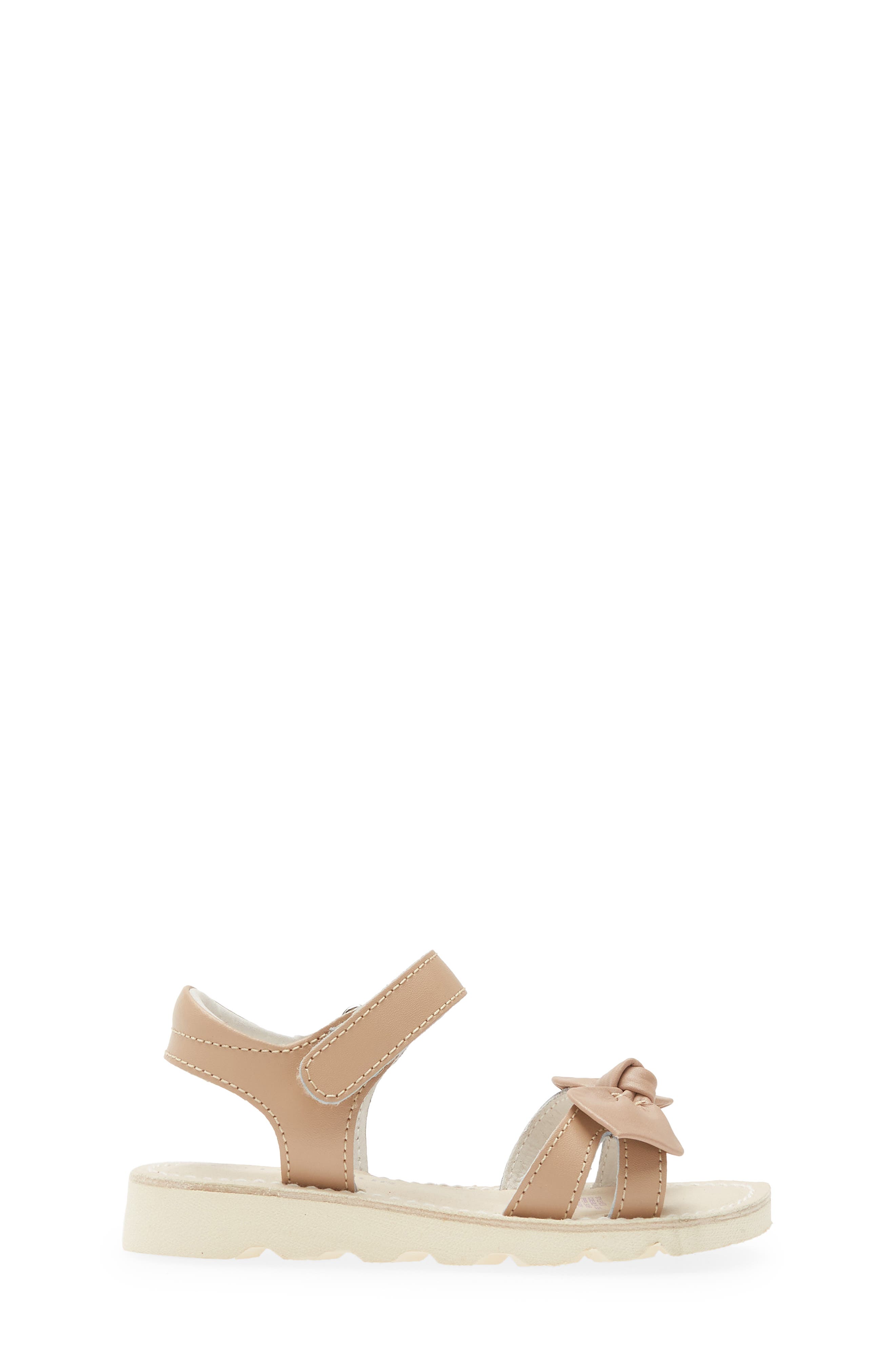 L'AMOUR Kids' Leigh Bow Sandal, Alternate, color, Latte