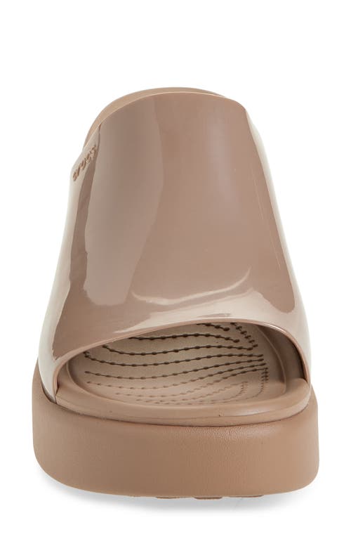 CROCS CROCS BROOKLYN PLATFORM SLIDE SANDAL